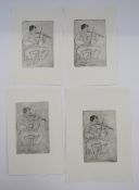 Leslie Duxbury ARCA (1921-2001)  Quantity engravings, etchings and aquatints  'Levon