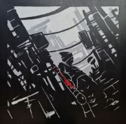 Bert/Tenb?? (20th century) Acrylic on panel 