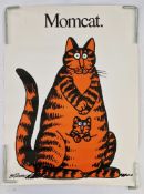 After B. Kliban (American, 1935-1990) A set of five cat posters, to include 