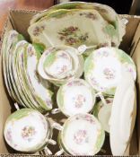 Paragon fine bone china Rockingham pattern part tea service comprising tea cups, saucers, side