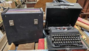 Imperial Model-T cased typewriter.