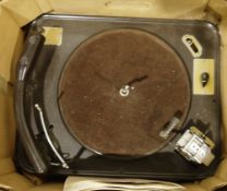 Early Garrard automatic record changer/turntable, model no. RC-80, for building into a cabinet, in