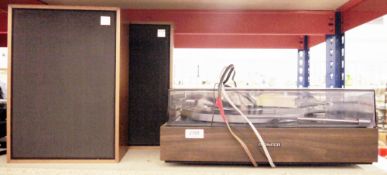 Pioneer PL-120 belt drive turntable (no cartridge) and a pair of KEF model CODA speakers (3)