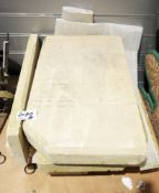 Stone fireplace surround, in pieces
