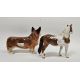 Beswick pottery Pinto pony in skewbald colourway, printed black marks, 17cm long and a vintage - Image 2 of 4