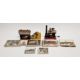 Mamod stationary steam engine with burner, a Meccano steam engine and a collection of postcards - Image 1 of 2