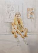 Myles Antony (Irish, 20th century) Watercolour 