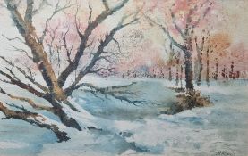 Derrick Russell (20th century) Watercolour 