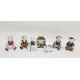 Five Royal Crown Derby bone china Imari teddy bear paperweights, a bank vole and a model of Govier's - Image 1 of 6