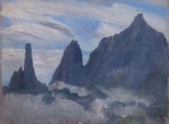 Rudolf Helmut Sauter (1895-1977) Oil on board 