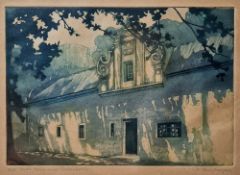 After Reg Jordan (South African, 20th century)  Etching and aquatint  