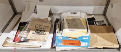 Ephemera - to include vintage 'Pin-Up' calendars, 'Punch' calendar for 1988, a Wyndham's Theatre New
