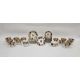 Royal Albert 'Lady Hamilton' pattern bone china part tea service including teacups and saucers, side - Image 1 of 4