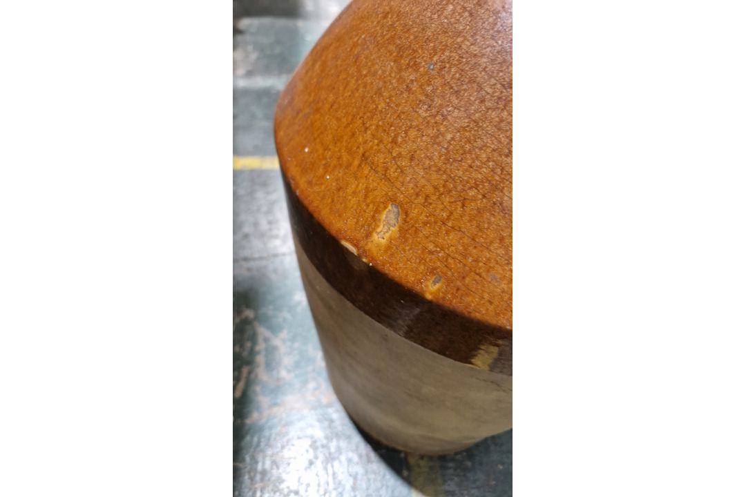 Various stone ware flagons, kilner jars, bottles, footwarmers , many with stamped names - W B Turney - Image 18 of 20