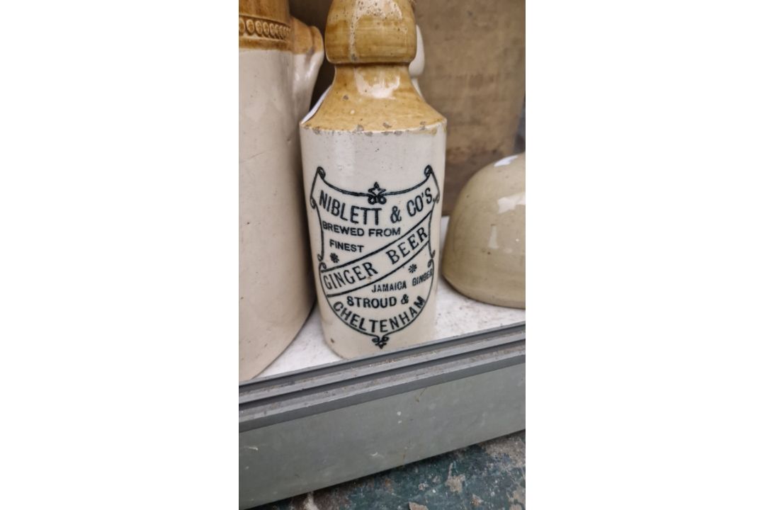 Various stone ware flagons, kilner jars, bottles, footwarmers , many with stamped names - W B Turney - Image 5 of 20