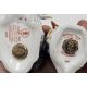 Four Royal Crown Derby bone china animal paperweights, comprising snowy owl, rockhopper penguin, - Image 4 of 4