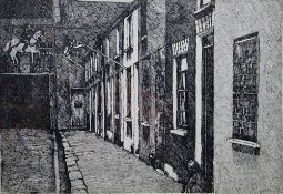 Hector McDonnell (Irish b.1947) Drypoint etching 