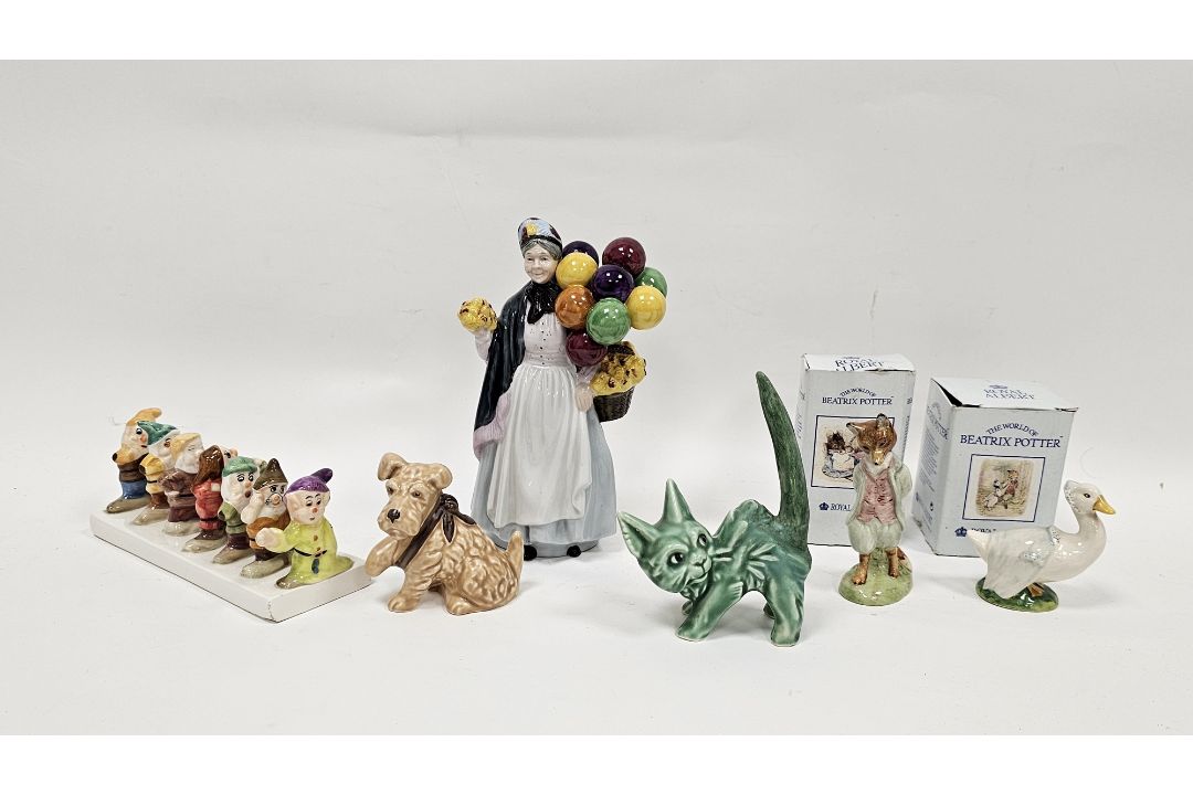 Walt Disney group of Snow White and the Seven Dwarfs, a Leonardo Collection bone china model of a - Image 1 of 4