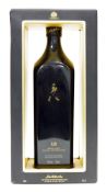 Johnnie Walker 100 years of the striding man 1908-2008 12 year black label blended Scotch whisky,