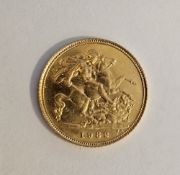 Elizabeth II half sovereign 1982