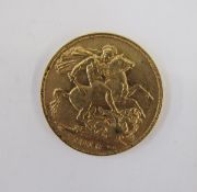 Edwardian sovereign 1910