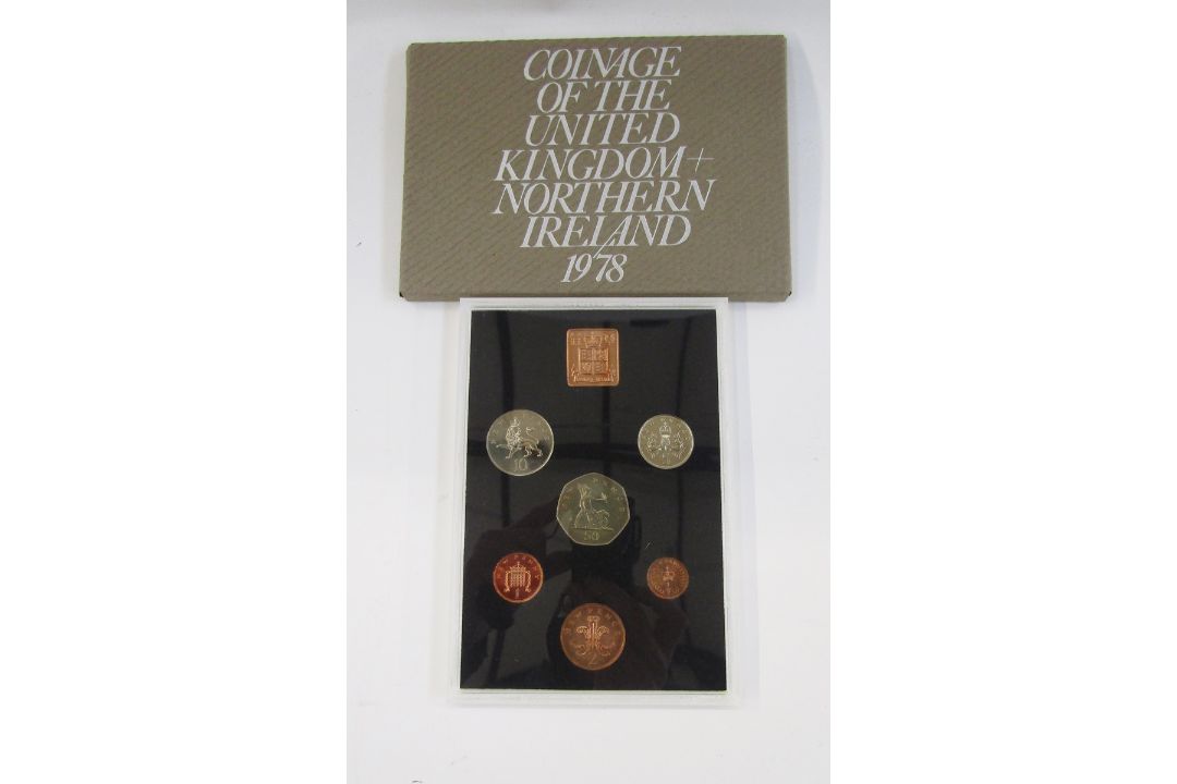 UK proof sets (8), dates, 1972 x 2, 1973 x 2, 1975, 1977, 1978 x 2, most sets show toning to lower - Image 8 of 8