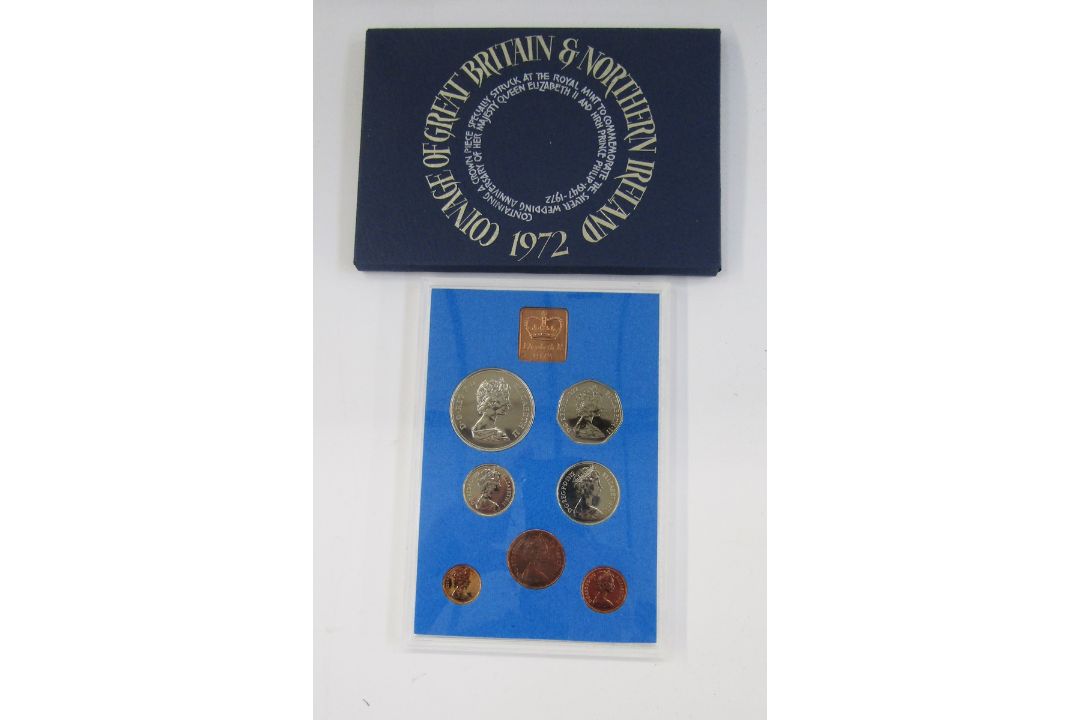 UK proof sets (8), dates, 1972 x 2, 1973 x 2, 1975, 1977, 1978 x 2, most sets show toning to lower - Image 4 of 8