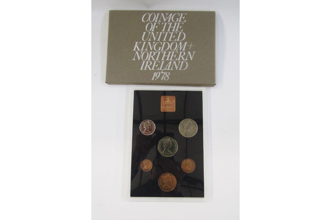 UK proof sets (8), dates, 1972 x 2, 1973 x 2, 1975, 1977, 1978 x 2, most sets show toning to lower - Image 7 of 8