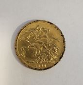 George V full sovereign 1917
