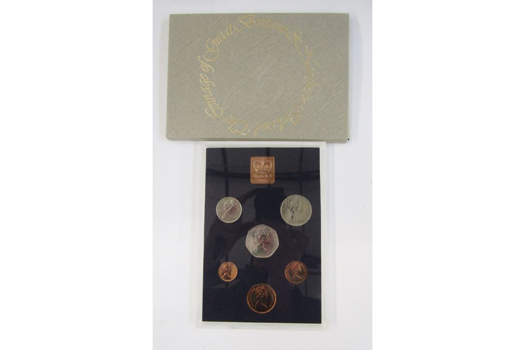 UK proof sets (8), dates 1972, 1976, 1977, 1975, 1976, 1974, most sets showing toning on lower - Image 7 of 8
