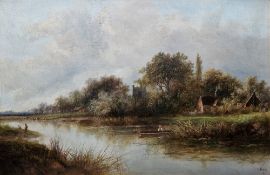 Josef Thors (Dutch, 1835-1920) Oil on canvas 