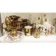 Collection of Staffordshire pottery including a group of copper lustre jugs, a two-handled loving - Image 1 of 6