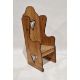 Late 19th/early 20th century pine Arts & Crafts-style lambing chair, with riveted decoration - Image 2 of 2
