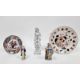 Collection of Staffordshire pottery including a group of copper lustre jugs, a two-handled loving - Image 2 of 6