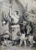 Millie Isobel Thompson (19th century) after Frederick Taylor Graphite on paper Copy of 