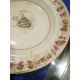 Set of 18th century Chinese export armorial dinner plates, each decorated with a black hatched - Image 2 of 20