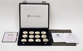 Westminster collection gilt cupro-nickel coins commemorating the diamond wedding photographic
