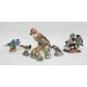 Group of Royal Worcester models of birds and others similar, including a wood warbler, a blue tit, a - Image 1 of 5
