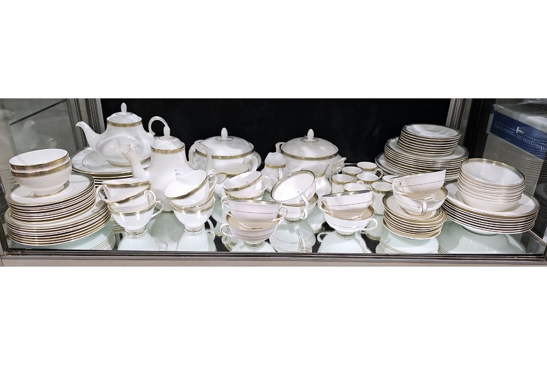 Royal Doulton bone china Clarendon pattern part dinner and breakfast service for approx. eight - Image 1 of 2