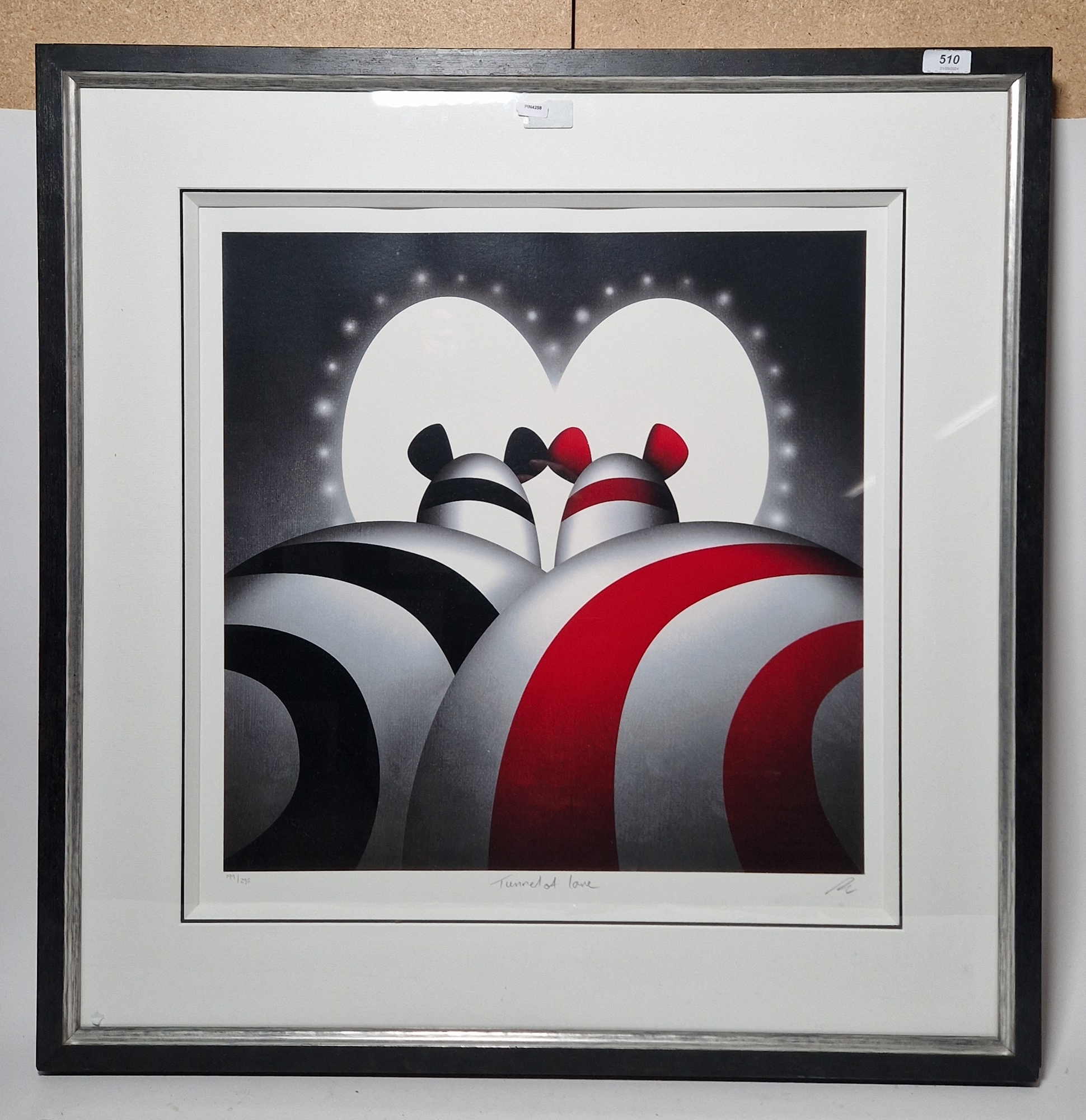 After Peter Smith (1967) Signed limited edition print of The Tunnel of Love, 2005, with - Image 2 of 3