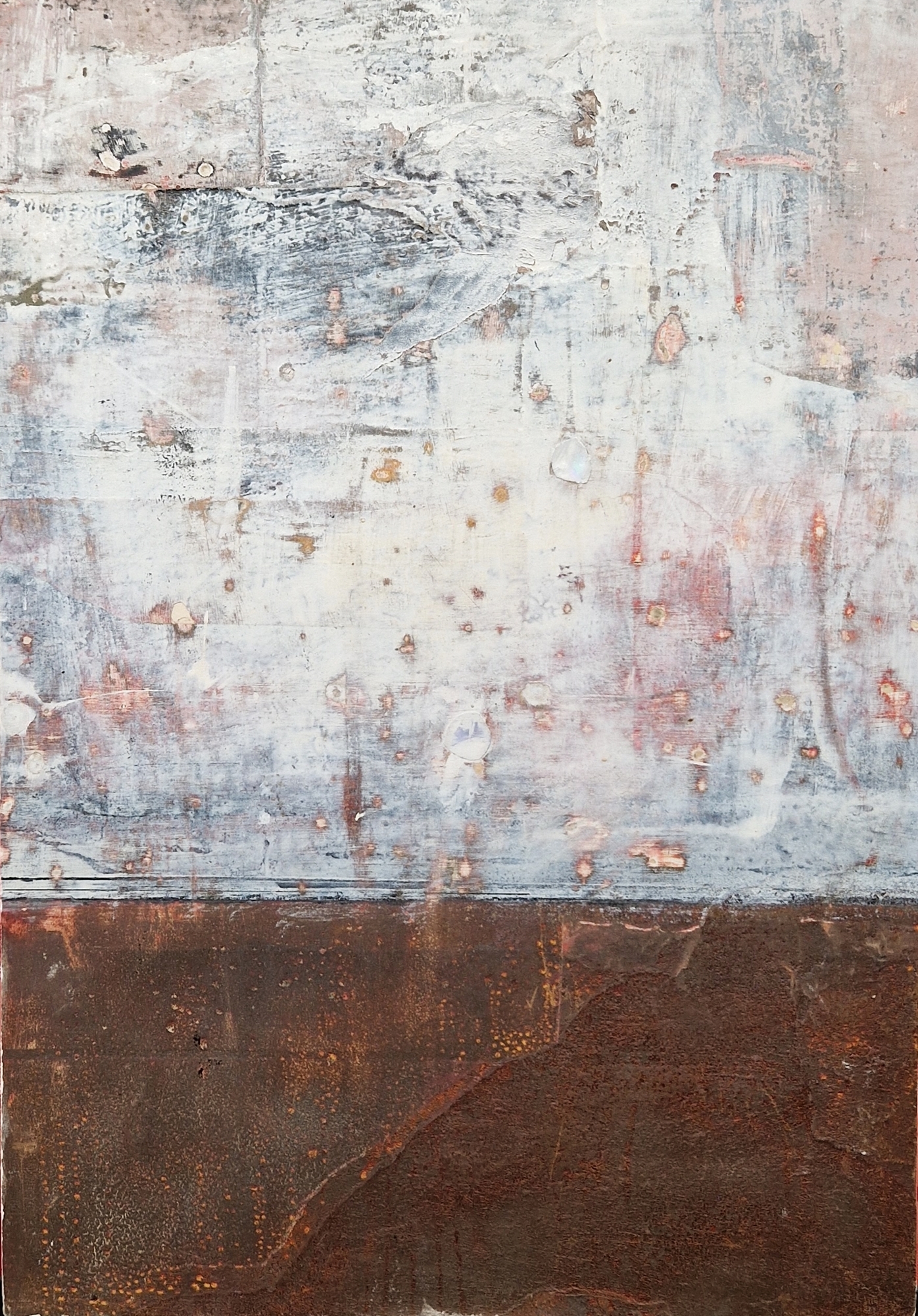 Philip Mead (b.1948)  Mixed media on board "Tilt (The Dance Series)", 1997, signed verso, label