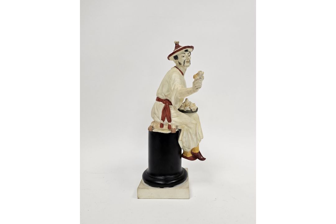 Royal Worcester model of Le Panier by A Azori, mid 20th century, printed black marks, shape no.3585, - Image 2 of 3