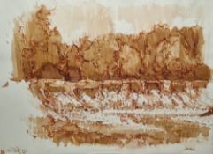 Don McKinlay (British, 1929-2017) Ink and watercolour 