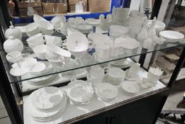 Composite Wedgwood bone china 'Countryware' pattern part breakfast and dinner service, moulded