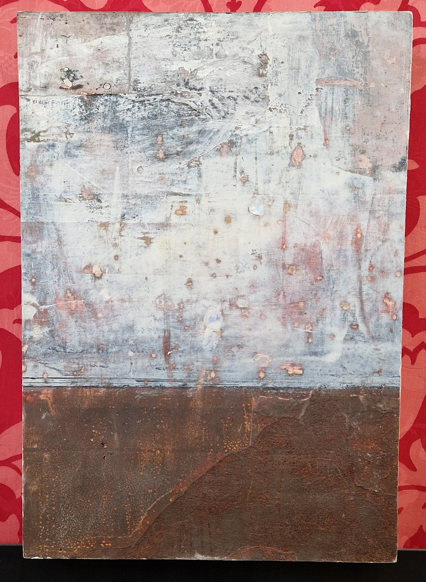 Philip Mead (b.1948)  Mixed media on board "Tilt (The Dance Series)", 1997, signed verso, label - Image 9 of 21