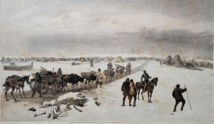 LOT WITHDRAWN After William Simpson (1823-1899) Chromolithograph Eleven lithographs of scenes from