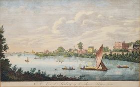 J Boydell Handcoloured engraving  