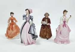 Royal Doulton figure 'Teatime' HN2255 with printed factory marks in green and Royal Worcester