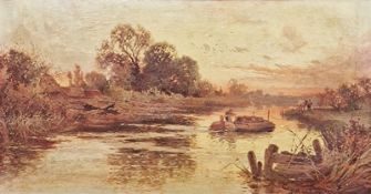 Margaret Marshall Winter Evening  Watercolour on paper, framed  glazed: 15 x 23 cm Signed lower