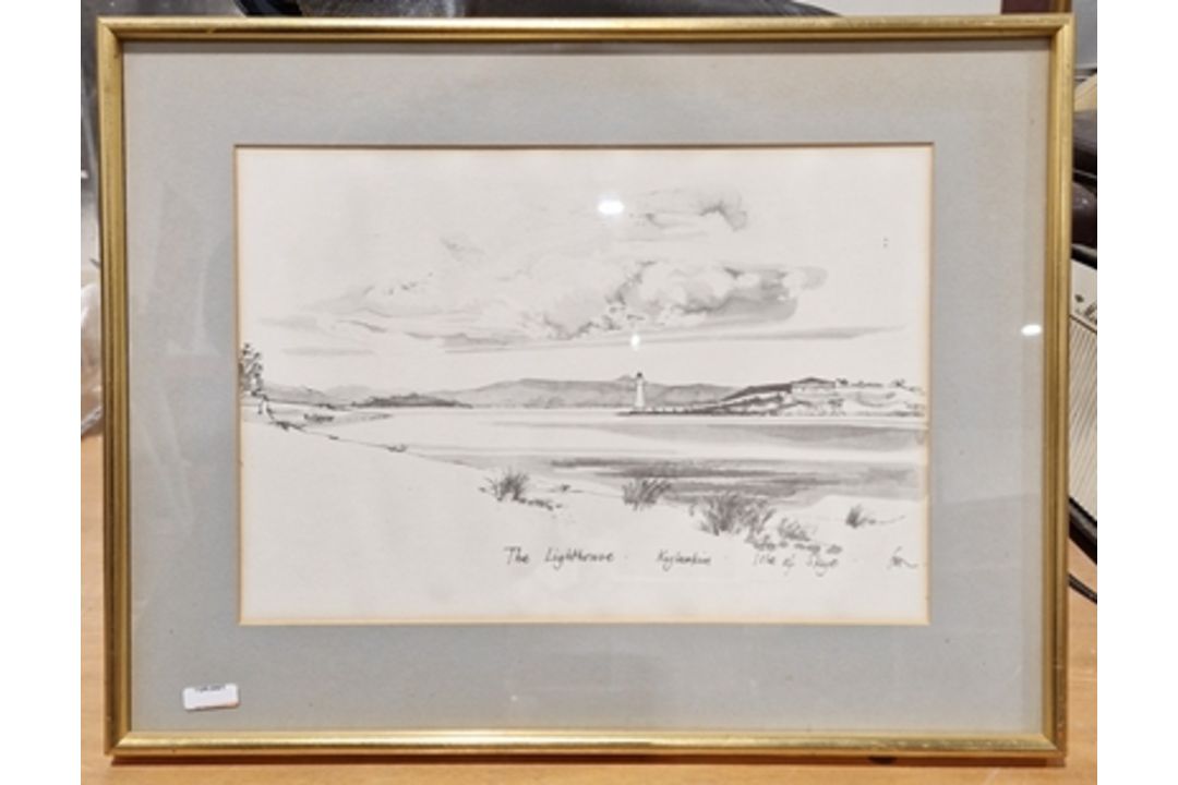 Wendy Osborne The Crescent, Anglesey Villa Pastel, crayon on paper, framed glazed: 27 x 38 cm Signed - Image 5 of 9